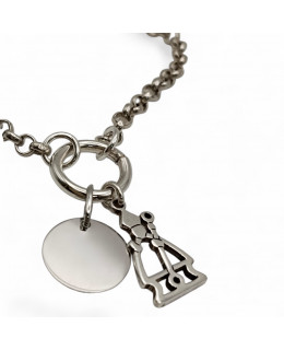 PULSERA CHAPITA Y SF SILUETA